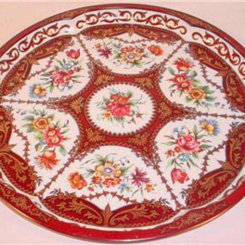 VTG DAHER DECORATED WARE TIN LITHO TRAY ENGLAND